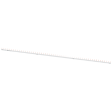 Pin busbar, 1-phase 10 mm2, 56 pins, Insulation gray can be cut, without end caps