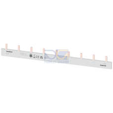 Pin busbar, 16 mm&sup2; connection: 9 x (1-phase+AS/FC) safe to touch