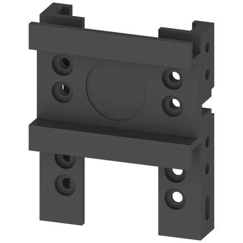 Busbar system, accessories Busbar center-to-center spacing 60 mm mounting rail 35 mm plastic Width: