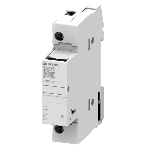 cylindrical fuse holder 10 x 38 mm, 1-pole In: 32 A,Un AC: 690 V