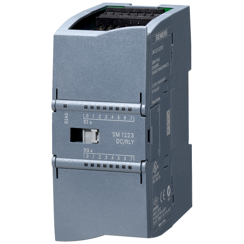 SIPLUS S7-1200 SM 1223, DI 8x120/230 V AC, DQ 8x relay -40 ... +70&deg;C with conformal coating based on 6ES7223-1QH32-0XB0