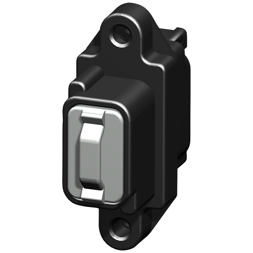 Door adapter, installation in control cabinet door or front plate, for bringing out only the system interface