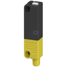 Non-Contact RFID safety switches, 25mm x 91mm, family-coded with 18N Magnetic Latching, M12 8-pin connector, IP69K