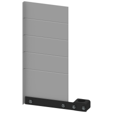 labeling panel, with fixing accessories, for mounting on pipe, accessory for signaling columns, with