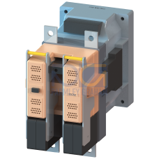 Contactor, Size 8, 2-pole, DC-3 and 5, 220 A Auxiliary switch 22 (2 NO + 2 NC) 48V DC DC operation