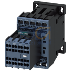 Contactor relay, 7 NO + 1 NC, 24 V DC, with integrated diode Size. S00, spring-type terminal, Removable auxiliary switch