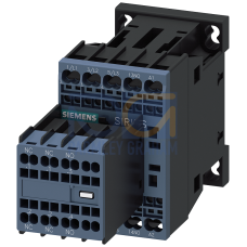 Contactor, AC-3e, 9 A/4 kW/400 V, 3-pole, 110 V AC, 50/60 Hz, 2 NO+2 NC, spring-type terminal