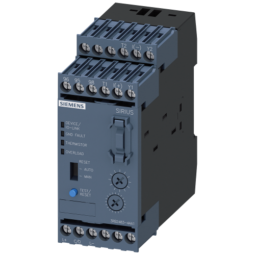 Evaluation unit for full motor protection (monostable) for IO-Link Size S00...S12, class 5...30 Stan