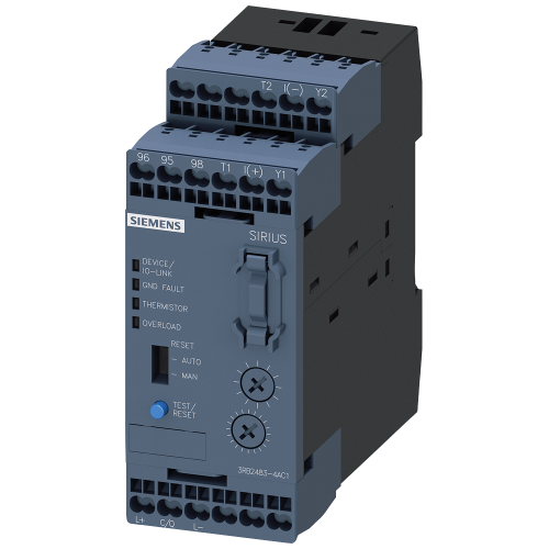 Evaluation unit for full motor protection (monostable) for IO-Link S00-S12, Class 5-30