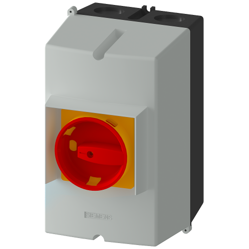 Cast aluminum surface mounting enclosure Degree of protection IP65 72 mm installation width, PE term