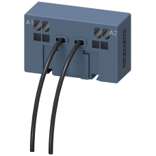 Coil connection module for motor contactors, Size S0, connection from top Spring-type terminal