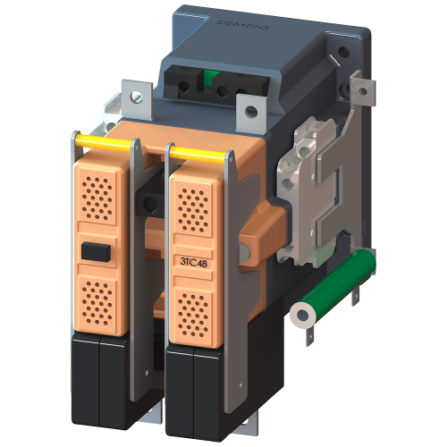 Contactor, Size 4, 2-pole, DC-3 and 5, 75 A at 750 V Auxiliary contacts 21 (2NO + 1NC) 110V DC DC op