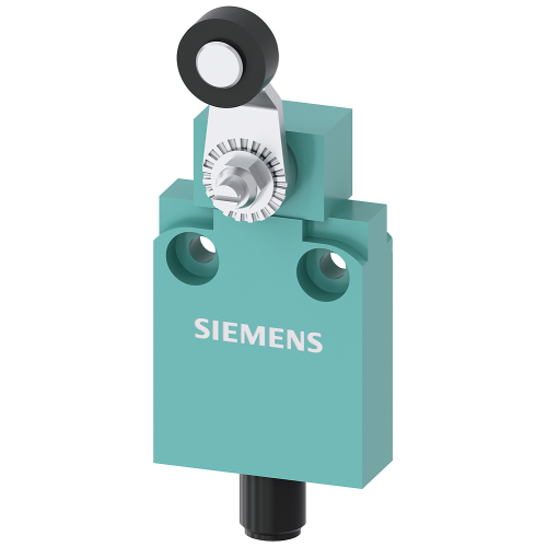 Twist lever with roller, M12 plug connector on bottom of enclosure - 1NO+1NC snap-action contact, 10A (AC15)