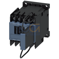 Contactor relay, 2 NO+1 NC, 24 V DC, S00, ring cable connection, with suppressor diode