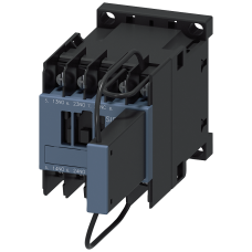 Contactor relay, 2 NO+1 NC, 24 V DC, S00, ring cable connection, with suppressor diode