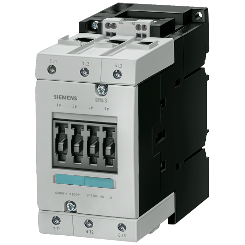 Power contactor, AC-3 95 A, 45kW / 400 V 24 V DC, 3-pole, Size S3 Spring-type terminal !!! Phased-o