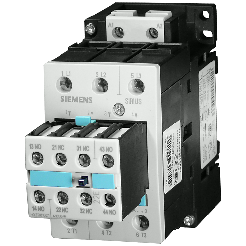 Power contactor, AC-3 32 A, 15kW / 400 V 230 V AC 50/60 Hz, 2 NO+2 NC, 3-pole, Size S2, Screw termi