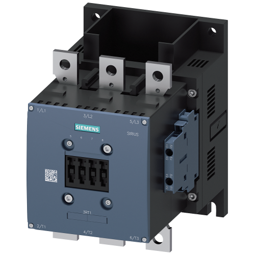 Contactor, AC-1, 400 A/690 V/40 &deg;C, 3-pole, w/o operating mechanism, 2 NO+2 NC