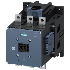 Contactor, AC-3, 500 A/250 kW/400 V, 3-pole, 220-240 V AC/DC, 2 NO+2 NC, connection bar/spring-type terminal