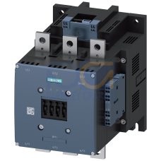 Contactor, AC-3e, 400 A/200 kW/400 V, 3-pole, 96-127 V AC/DC, PLC-IN optional, 2 NO+2 NC, connection bar/spring-type terminal