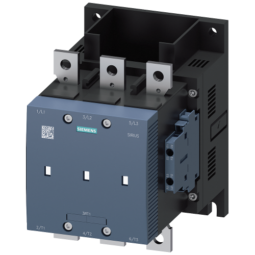 Vacuum contactor, AC-3e, 265 A/132 kW/400 V, 3-pole, 2 NO+2 NC, connection bar/screw terminal