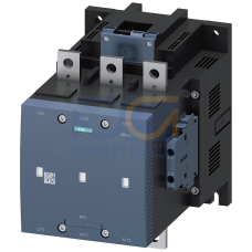 Vacuum contactor, AC-3e, 500 A/250 kW/400 V, 3-pole, 96-127 V AC/DC, PLC-IN optional, 2 NO+2 NC, connection bar/screw terminal