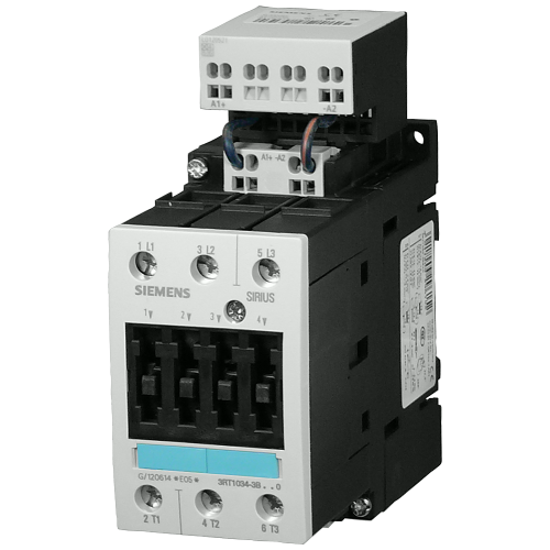 Traction contactor, AC-3 40 A, 18.5kW / 400 V 110 V DC, 0.7-1.25* Us, 3-pole, Size S2 Spring-type t