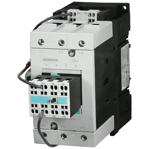 Power contactor, AC-3 95 A, 45kW / 400 V 24 V DC, 0.7-1.25* Us 3-pole, Size S3 Spring-type terminal