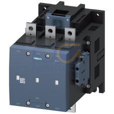 Vacuum contactor, AC-3, 500 A/250 kW/400 V, 3-pole, 23-26 V AC/DC, 2 NO+2 NC, connection bar/screw terminal