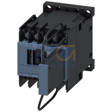 Contactor, AC-3e, 5.5 kW/400 V, 24 V DC, 0.7-1.25*Us, suppressor diode, 3-pole, for PLC