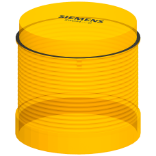 Signalling element, steady, orange, optical, plastic, diameter 70mm, IP 65, max. 5 elements, screw terminal, integrated LED, steady, 24 V AC / DC
