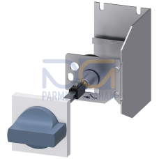 Door-coupling rotary operating mechanism for circuit breaker Size S00/S0 Handle gray new design Shaft length 47 mm