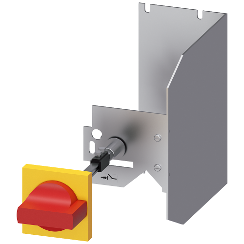 Door-coupling rotary operating mechanism for circuit breaker Size S3 Handle emergency switching-off