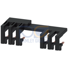 Wiring module top for contactor assembly S00 without gap between the Contactors, Spring-type terminal
