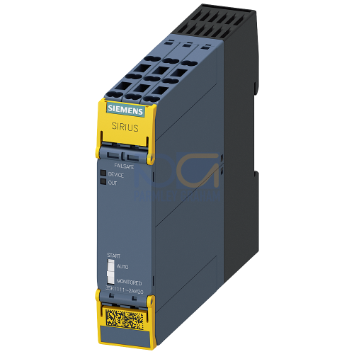 SIRIUS safety relay Basic unit Standard series Relay enabling circuits 3 NO contacts plus Relay sign