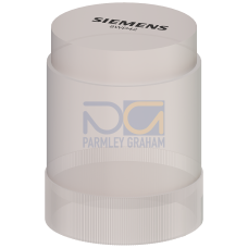 Continuous light element, clear, 12-230 V AC/DC, 50 mm diameter, base BA 15d without light element