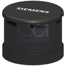 Siren element, multi-tone 102 dB, 8 tones + adjustable volume, black, 115 V AC, diameter 70 mm