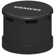 Siren element, multi-tone 102 dB, 8 tones + adjustable volume, black, 115 V AC, diameter 70 mm