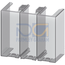 Terminal cover for busbar connections for contactors and overload relays