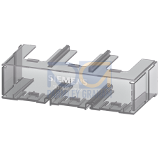 Terminal cover for busbar connections for reversing contactor assemblies and contactor assemblies fo