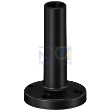 pipe with foot, length 100 mm, accessories for electronic configurable signaling columns, with diameter 70 mm, IP66/69k