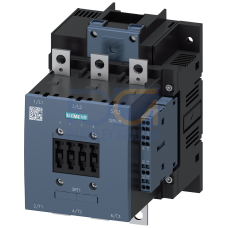 Contactor, AC-1, 275 A/690 V/40 &deg;C, 3-pole, 23-26 V AC/DC, 2 NO+2 NC, encapsulated