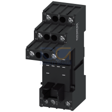 Plug-in socket for PT relay 2 change-over contacts with logic isolation screw terminal