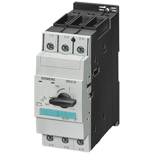 Circuit breaker size S2 For starter combination Rated current 50 A Short-circuit release 650 A Screw