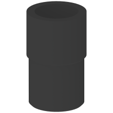 adapter for pipe mounting, according to NPT, accessory for signaling columns, with diameter 70 mm