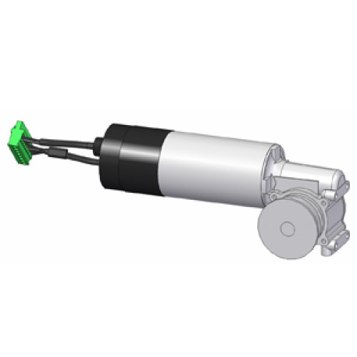 SIDOOR MDG180 L EN 45545-2 geared motor, Pinion left max. 180kg door weight, Cable length 1.5 m, 30VDC, EN 45545-2, -20 &deg;C to +50 &deg;C