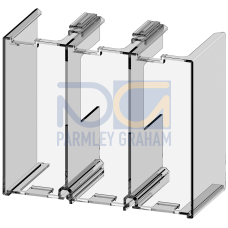 Terminal cover for busbar connections for contactors and overload relays