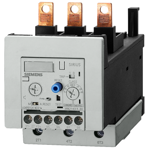 Overload relay 25...100 A For motor protection Size S3, Class 5...30 Contactor mounting Main circuit