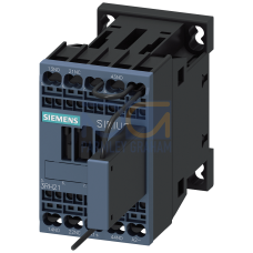 Contactor relay railway, 2 NO + 1 NC 125 V DC, 0.7 ... 1.25* US, with integrated suppressor diode, Size S00, Spring-type terminal installation on standard mounting rail optimized (20G) suitable for PL