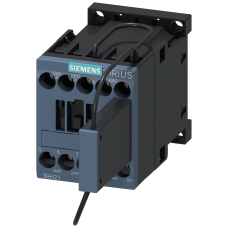 Contactor relay, 3 NO, 125 V DC, S00, screw terminal, with suppressor diode